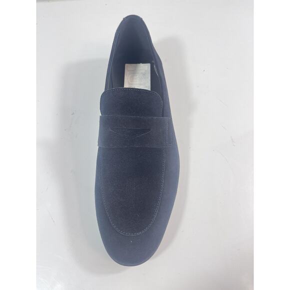 BOSS Shoes Mens Size 11 Blue Suede Gavrie_Loaf_sd Loafer Slip On Dress Oxford main image 12